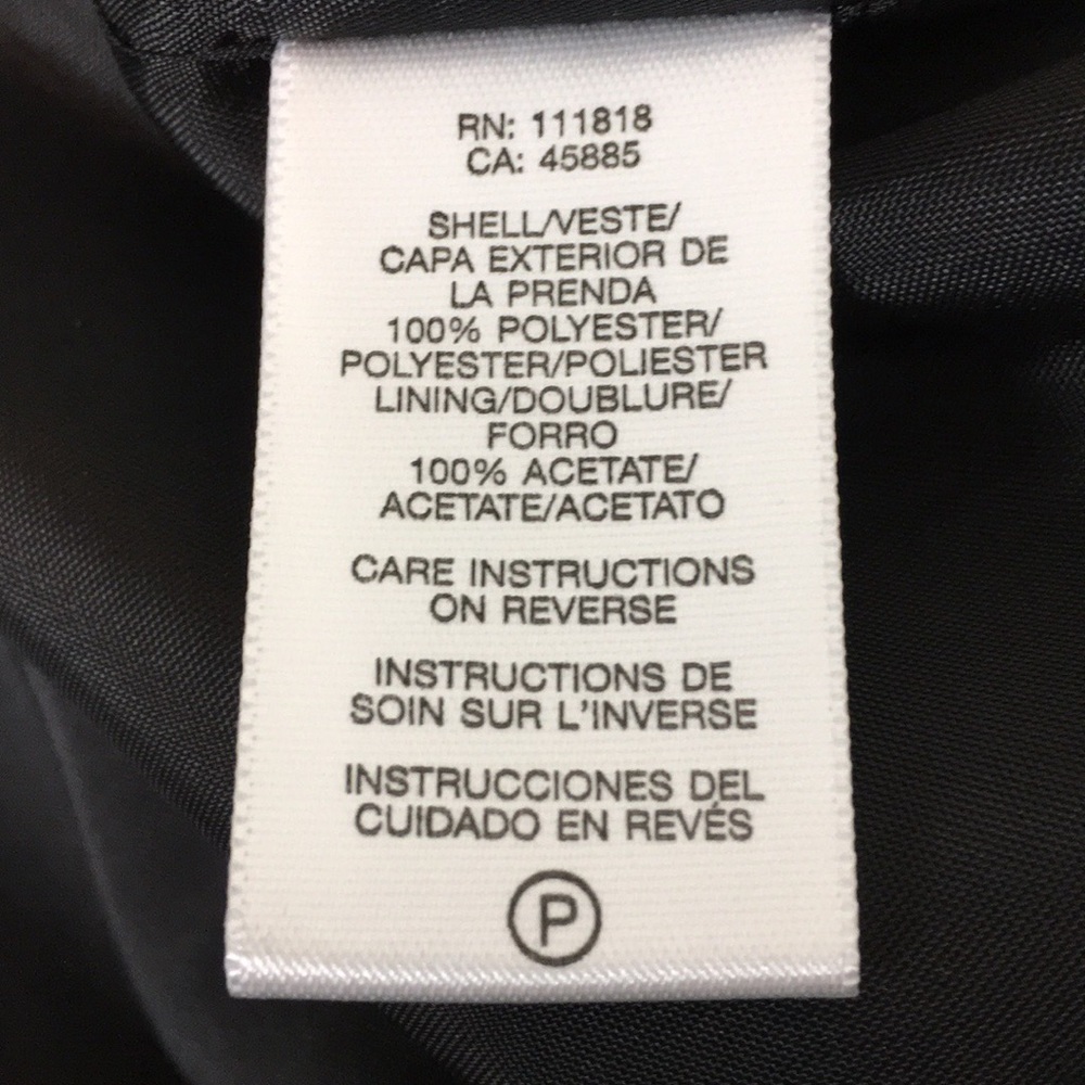 Michael Kors Black Dress with Waterfall Detail - Picture 8 of 8